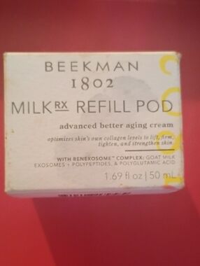 Beekman 1802 MilkRX Refill Pod Advanced Better Aging Cream - White